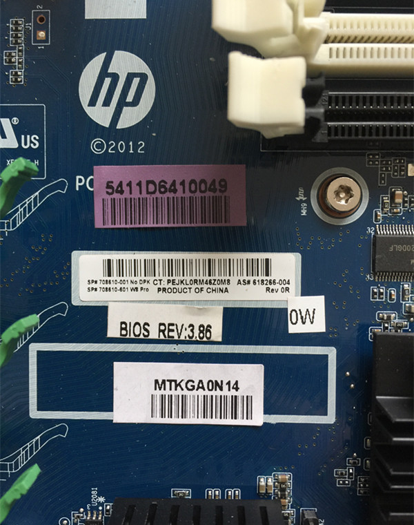 HP Z820 Intel LGA2011 DDR3 Motherboard WS 618266-003 708610-001